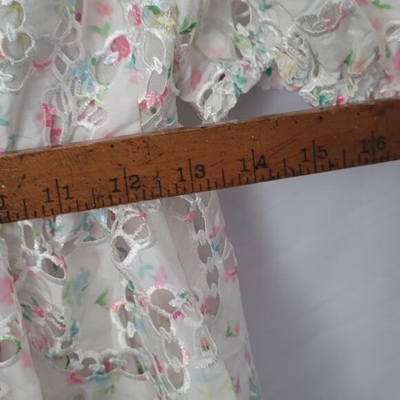 For Love and Lemons- NWT White eyelet dress- size small- READ - Picture 9 of 10